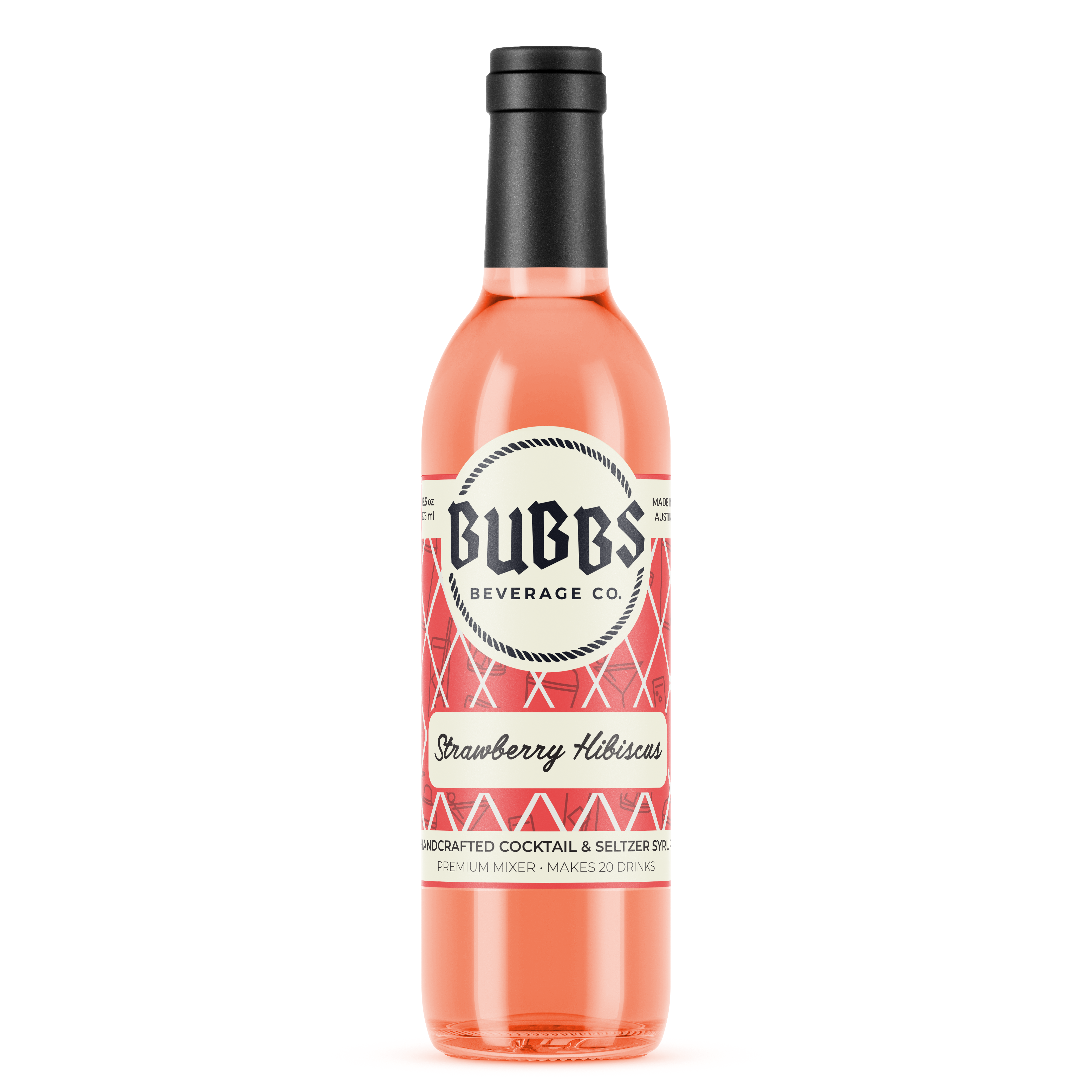 Bubbs Strawberry Hibiscus Syrup - 12oz