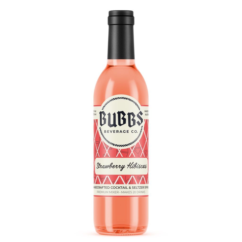 Bubbs Strawberry Hibiscus Syrup - 12oz