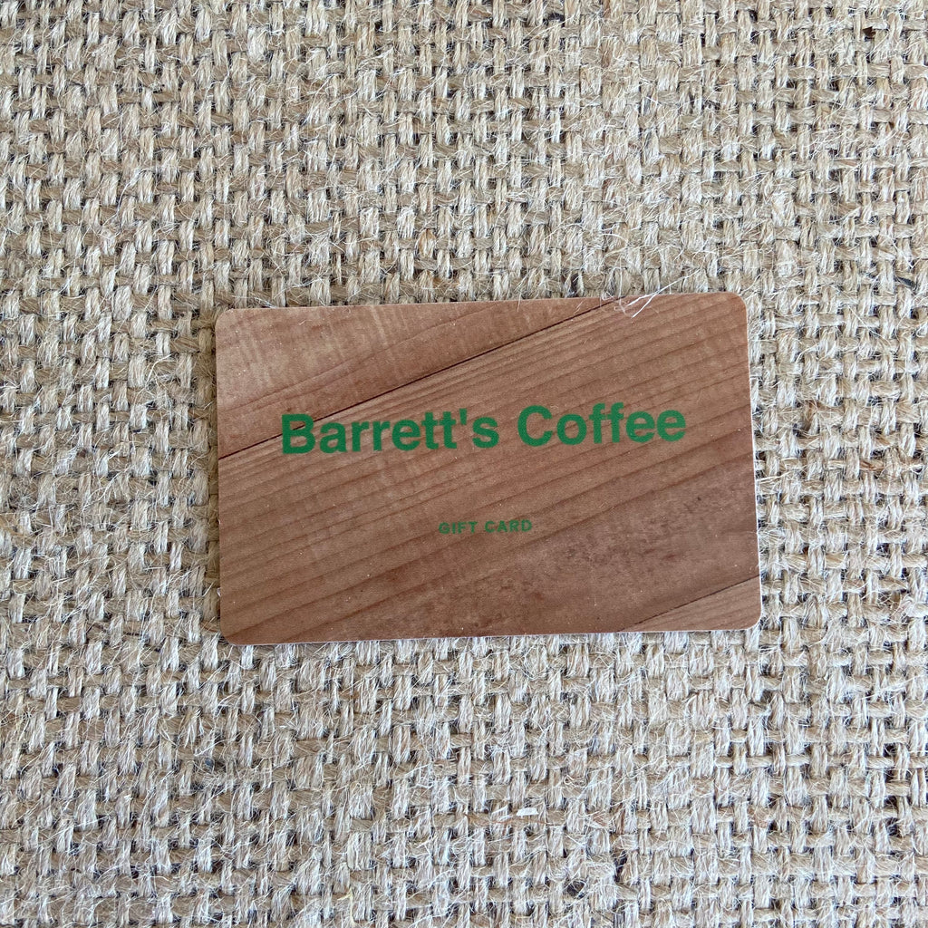Barrett's Coffee Gift Card
